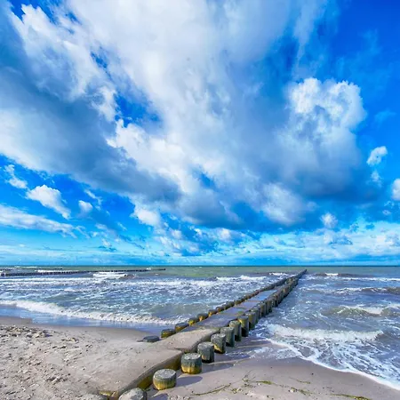 Modernes Ferienapartment Ostseemoewe Mit Westbalkon