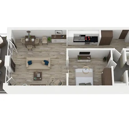 Modernes Ferienapartment Ostseemoewe Mit Westbalkon Apartamento