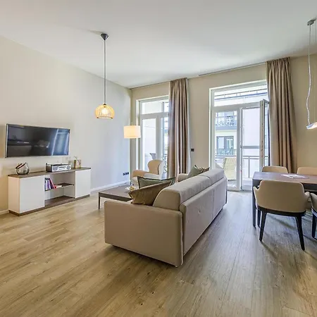 Modernes Ferienapartment Ostseemoewe Mit Westbalkon